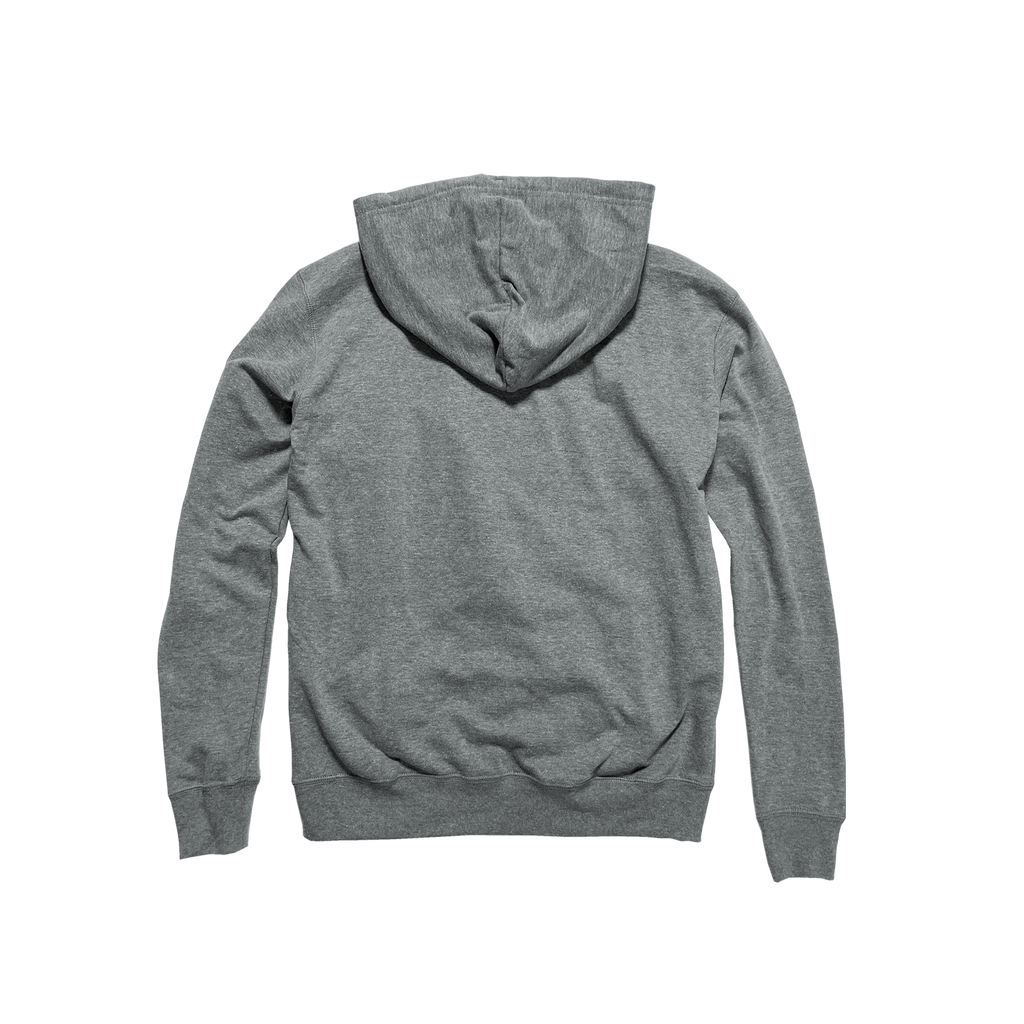 Sweat à capuche unisexe en polaire chinée