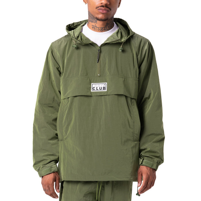 Anorak Pro Club para hombre, de nailon metalizado cómodo 
