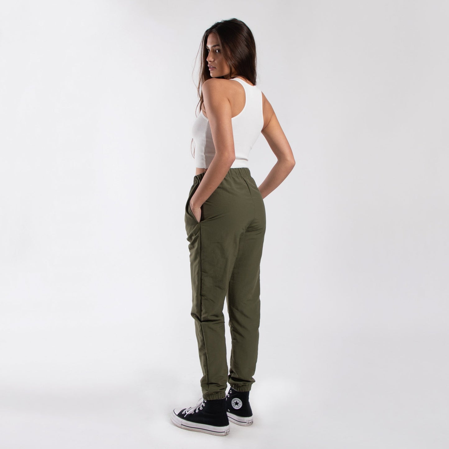 Nylon Track Pants