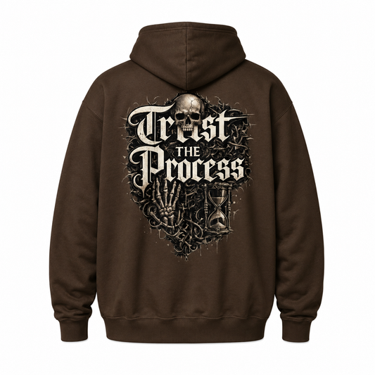 Trust The Process Fleece Zip Hoodie