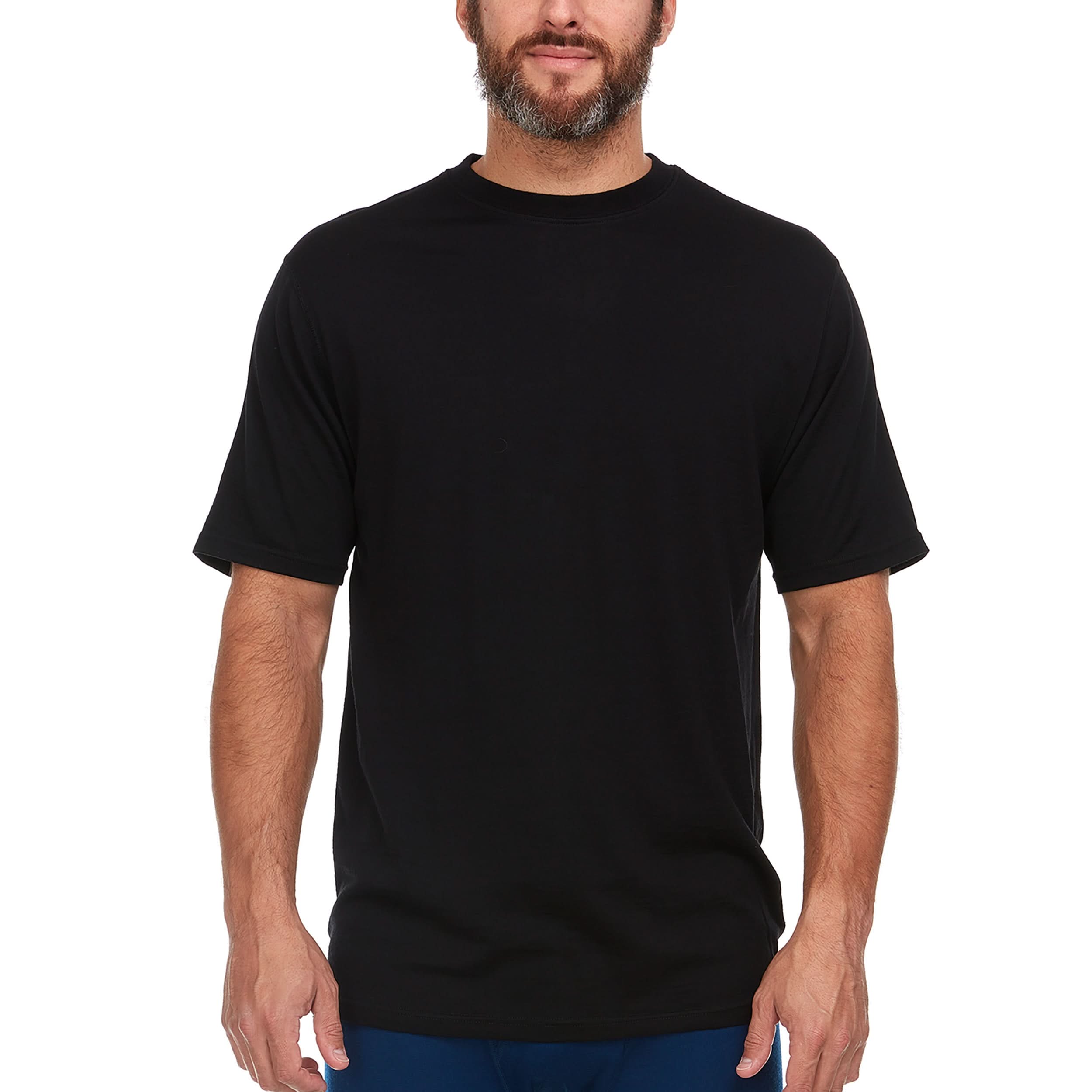 Lightweight - Algonquin Men's Wool T Shirt Crew 100% Merino Wool