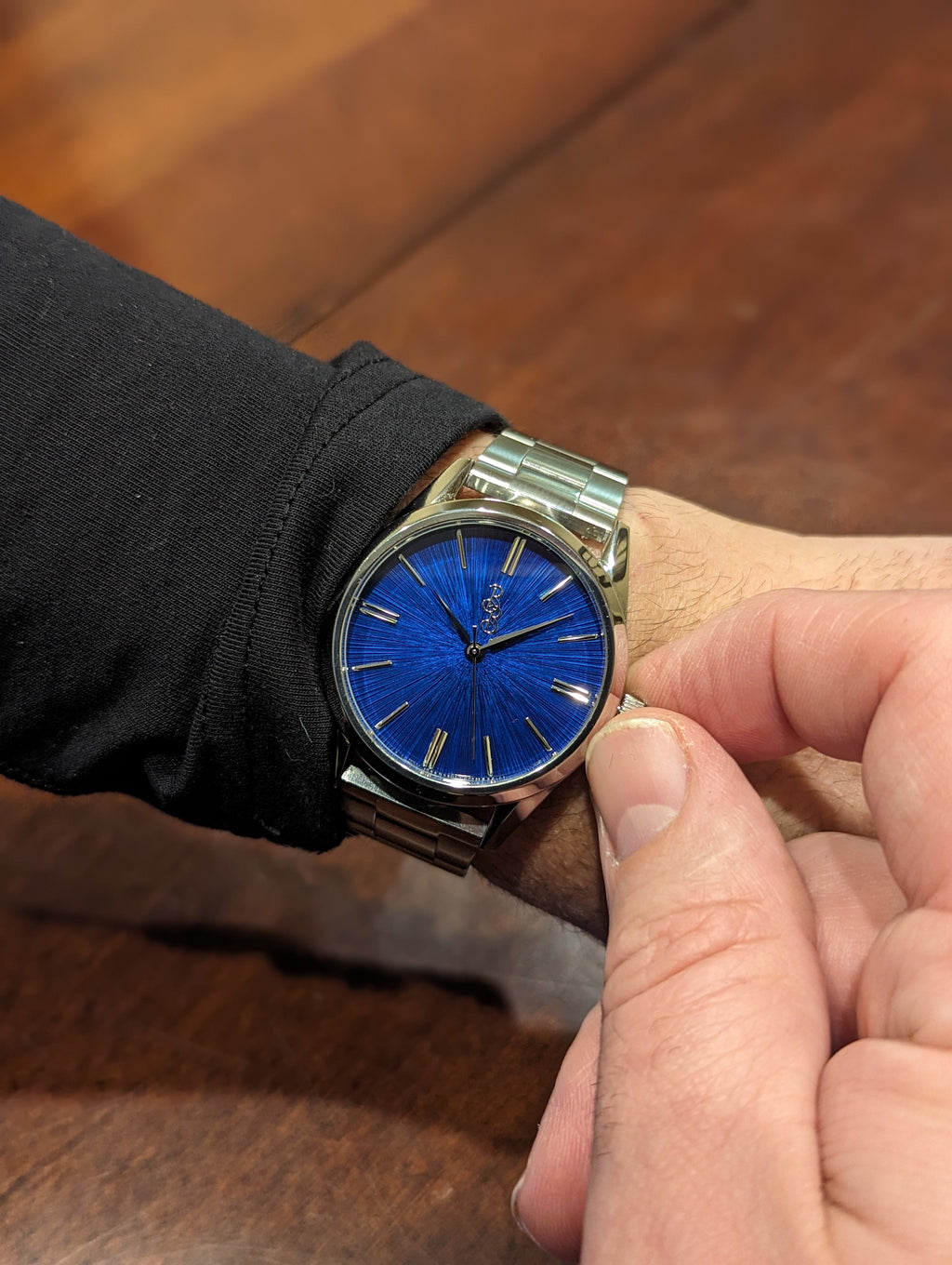 Montre Blue Sunburst