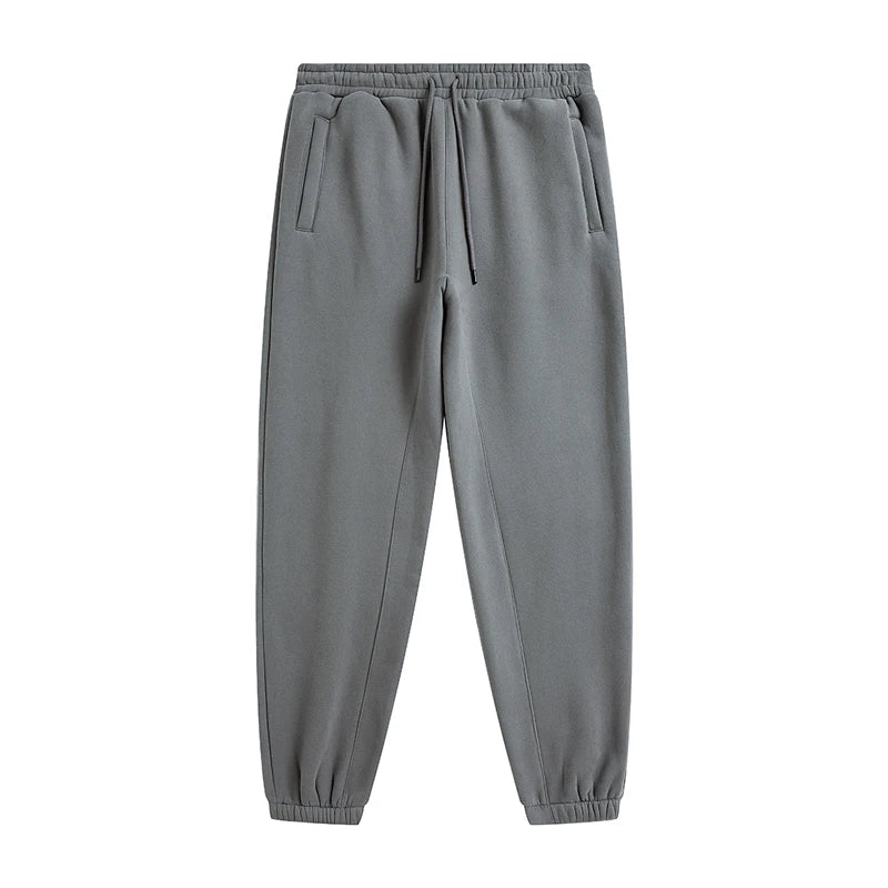 Sweatpants Solid Color Loose