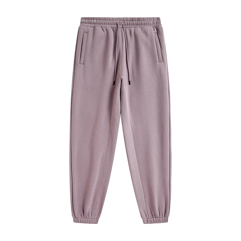 Sweatpants Solid Color Loose