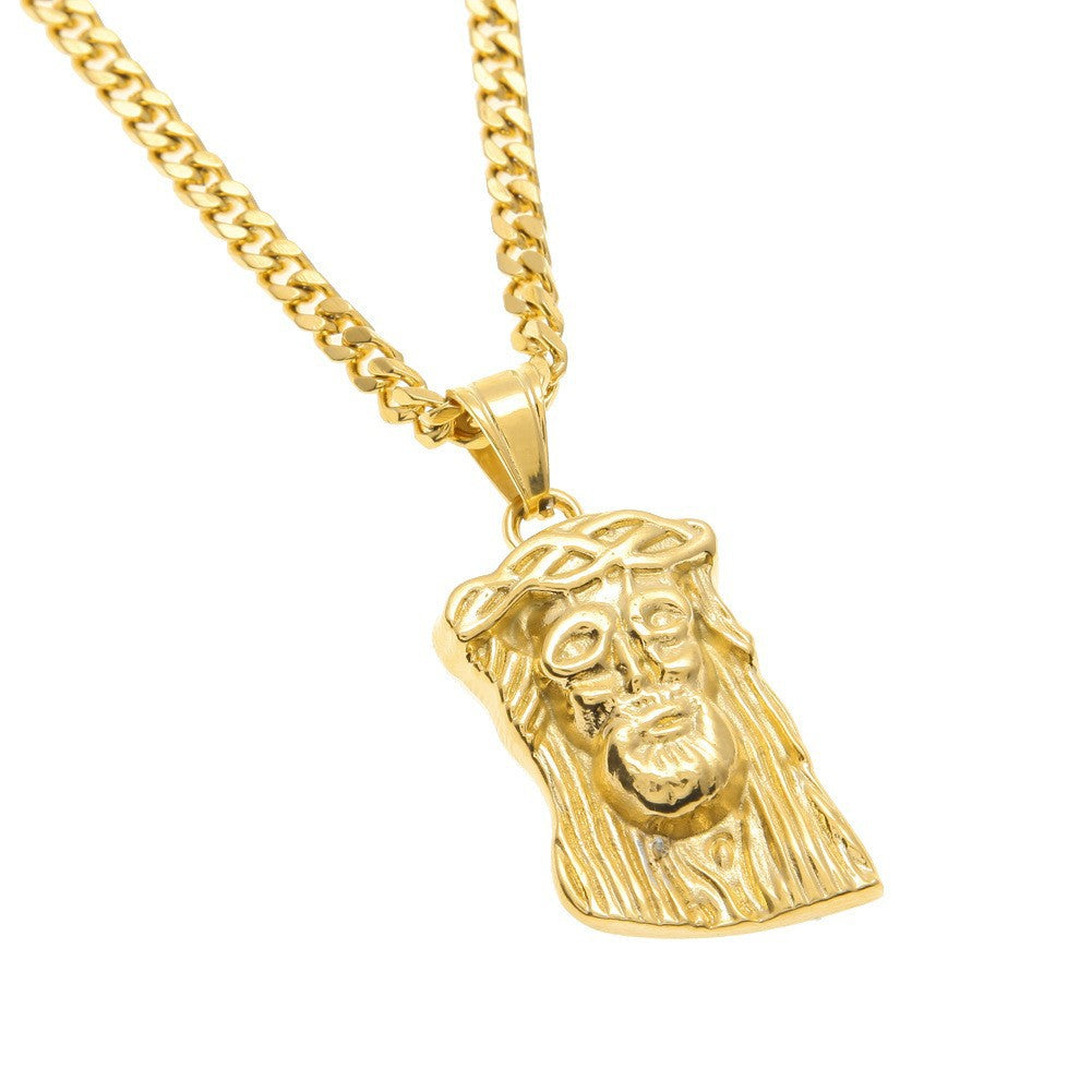 Collier pendentif ange ailé hip-hop