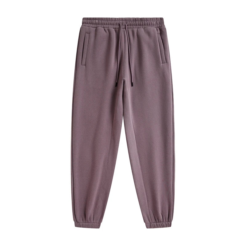 Sweatpants Solid Color Loose