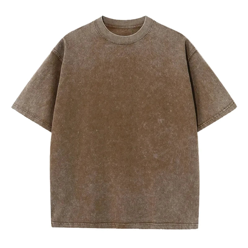 T-Shirt Men/Women Cotton Multicolors Oversized Acid Washed T-shirt