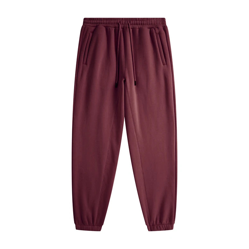Sweatpants Solid Color Loose