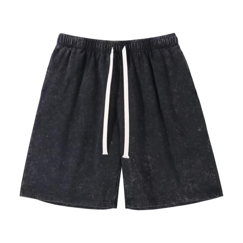 Acid washed Men/Women Cotton Shorts