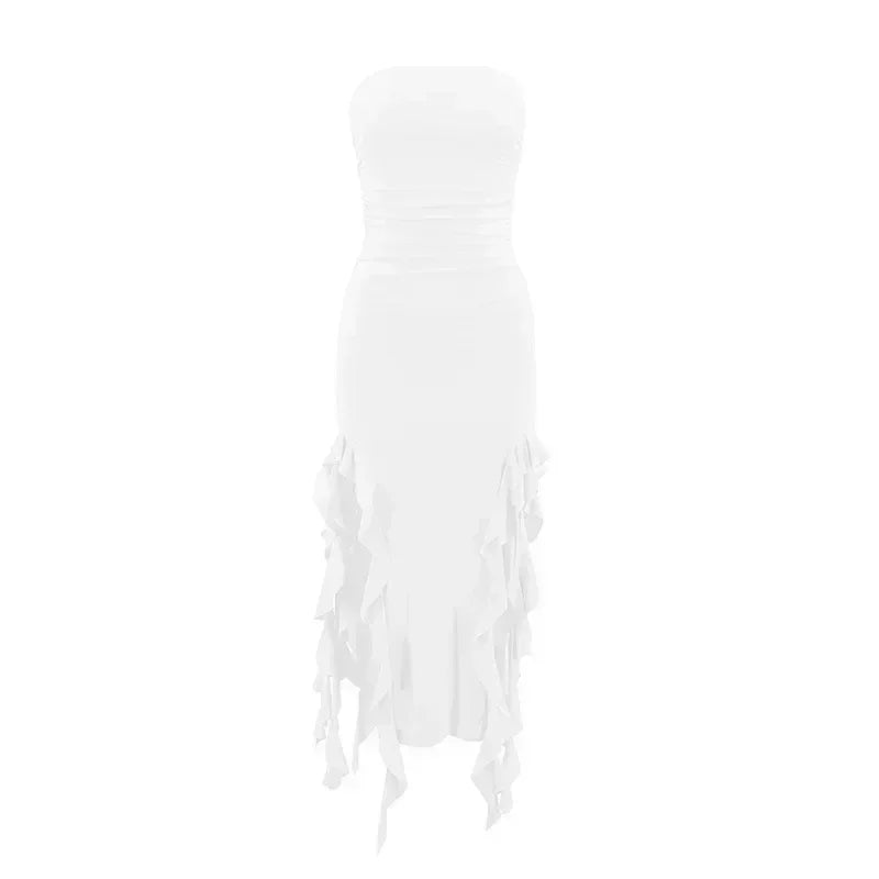 Long Dresses For Women Slit Sexy Bodycon Sleeveless Jellyfish Dress