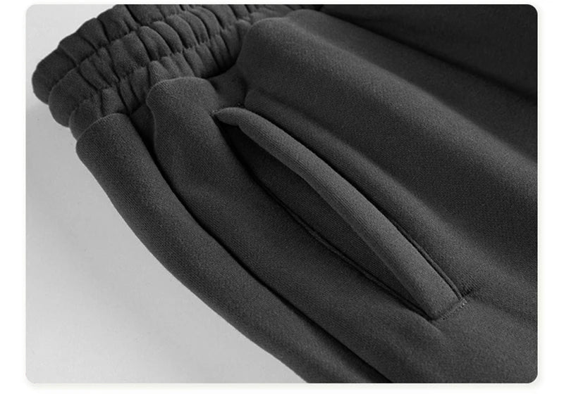 Sweatpants Solid Color Loose