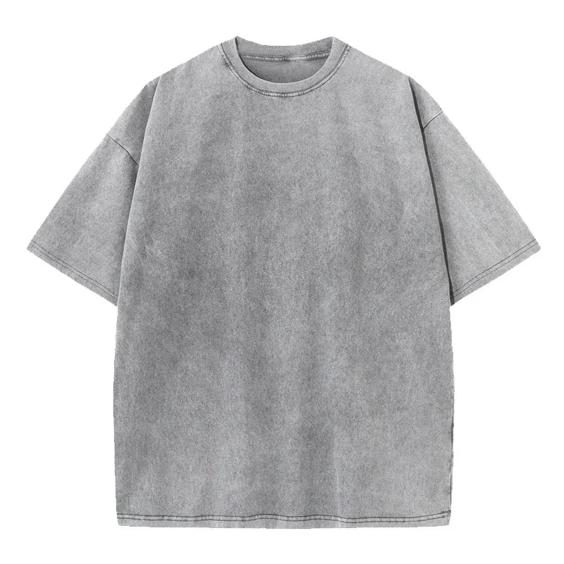 T-Shirt Men/Women Cotton Multicolors Oversized Acid Washed T-shirt