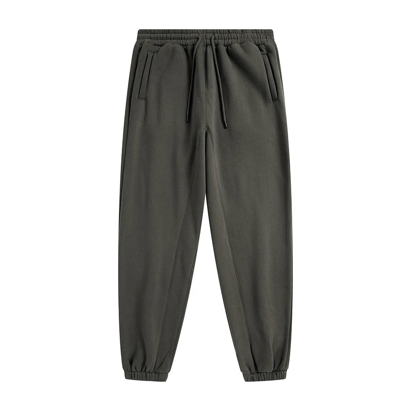 Sweatpants Solid Color Loose