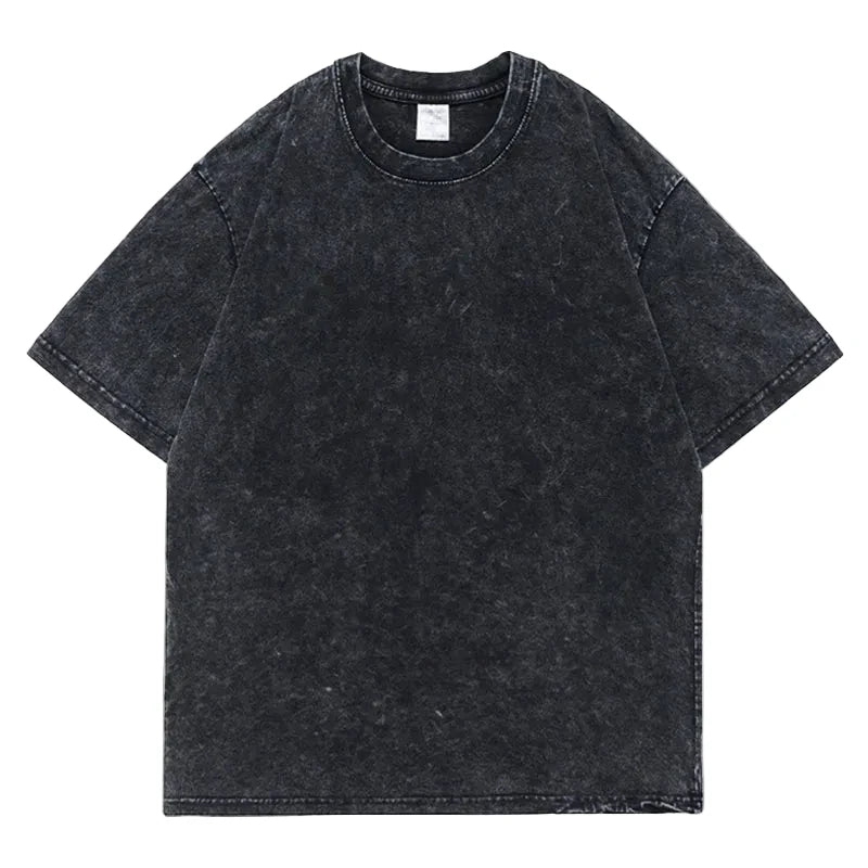 T-Shirt Men/Women Cotton Multicolors Oversized Acid Washed T-shirt