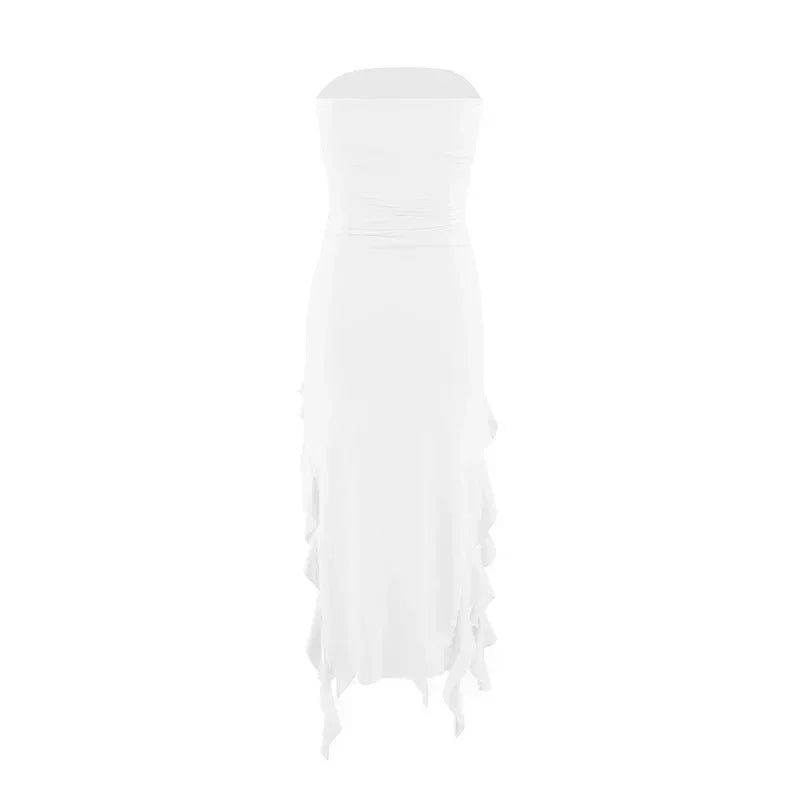 Long Dresses For Women Slit Sexy Bodycon Sleeveless Jellyfish Dress