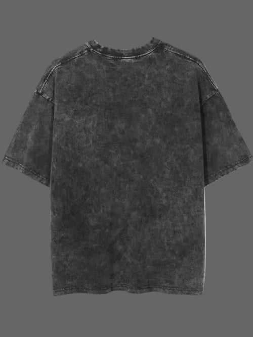 2025 Washed Vintage T-Shirts Street Hip Hop Retro Punk T Shirt women Harajuku Casual Cotton Short Sleeve Acid Wash TShirts top