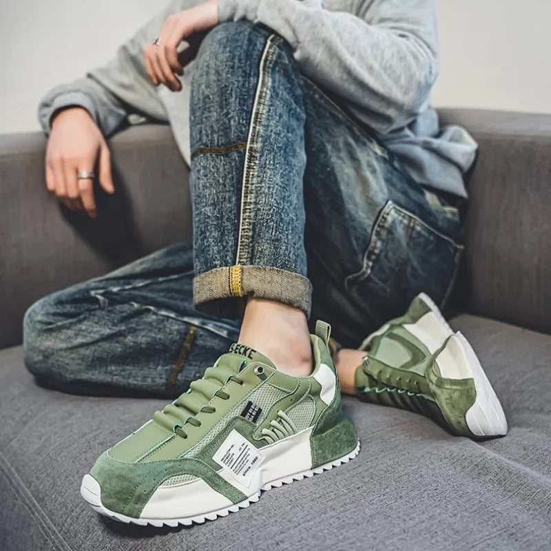 Mens Sneakers Luxury Brand Casual Shoes Breathable Sport Running Shoes Tennis Training Shoes for Men Platform Vulcanize Footwear