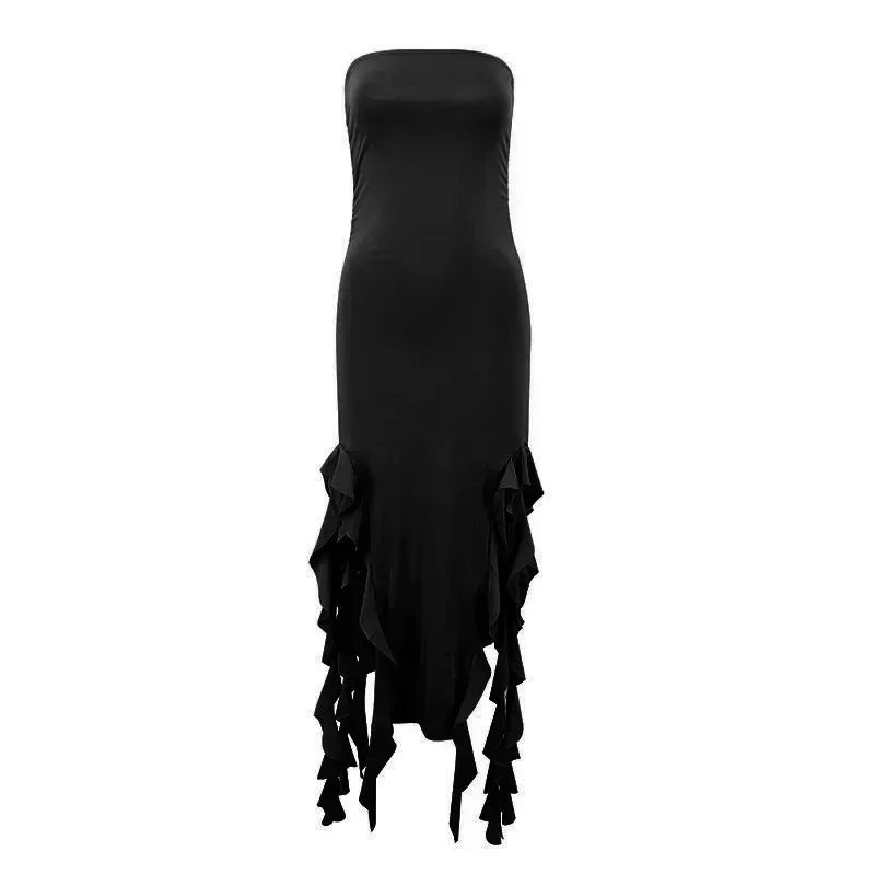 Long Dresses For Women Slit Sexy Bodycon Sleeveless Jellyfish Dress