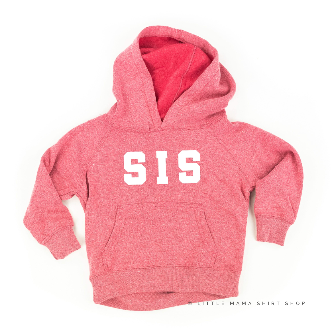 Varsity 'Sis' Sibling Tees - (Choose Your Role) - Child Hoodie