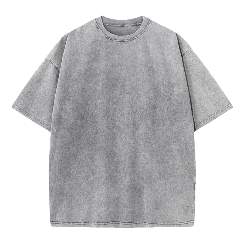 T-Shirt Men/Women Cotton Multicolors Oversized Acid Washed T-shirt