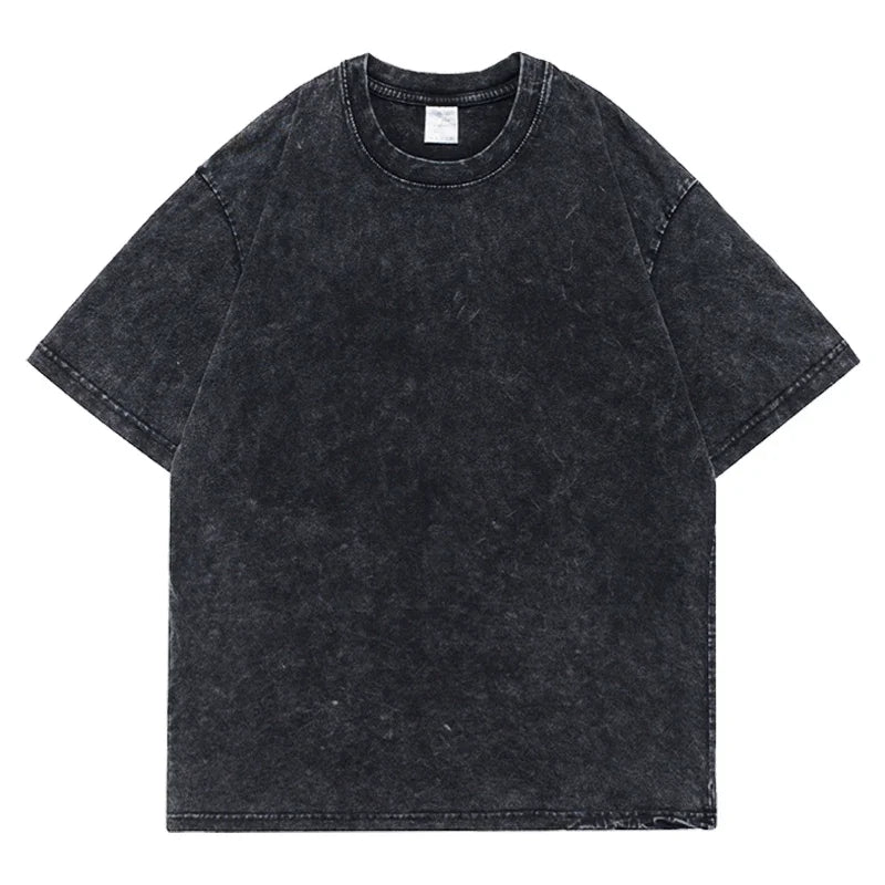 T-Shirt Men/Women Cotton Multicolors Oversized Acid Washed T-shirt