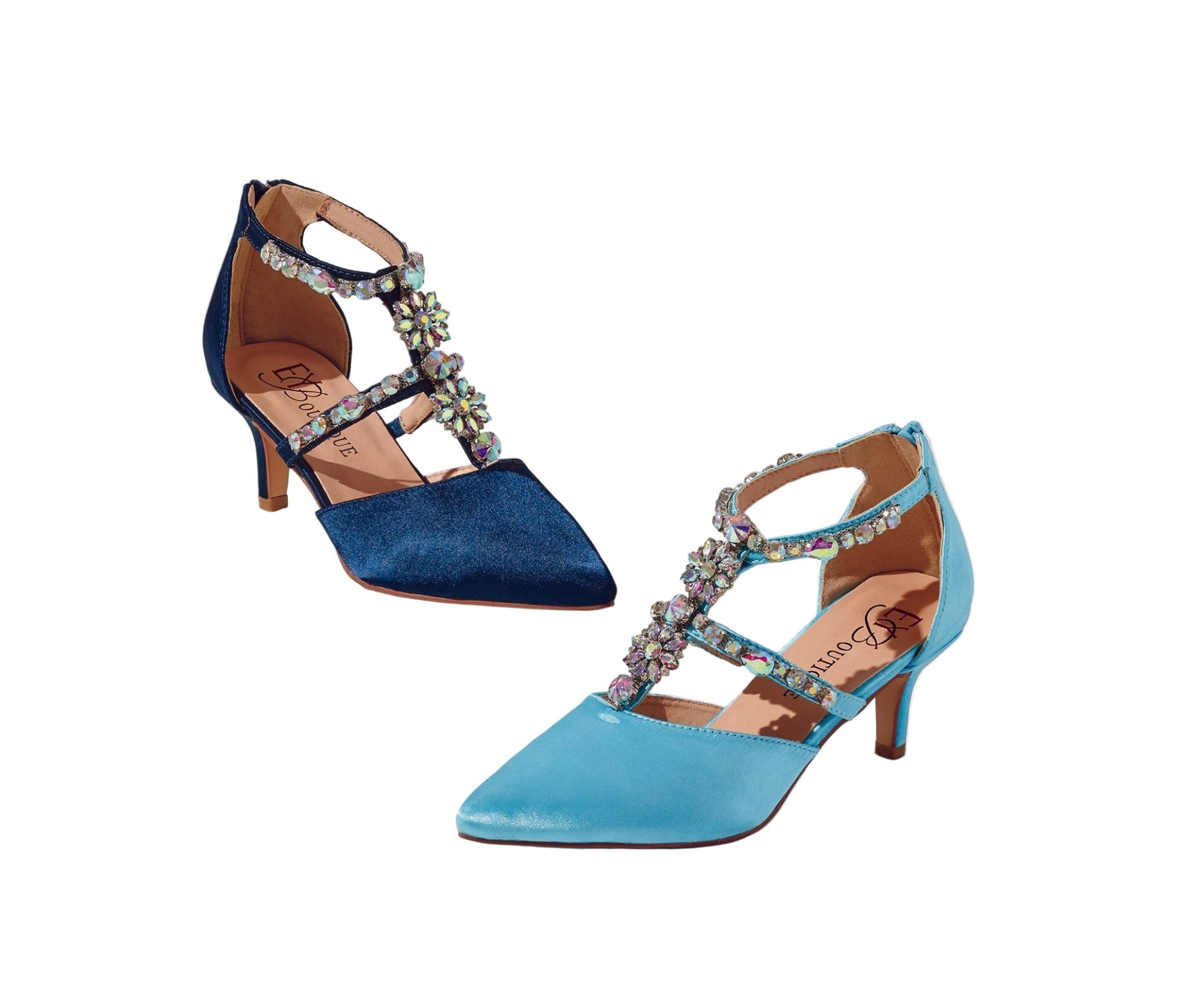 True Gem T-Strap Heels by EY Boutique