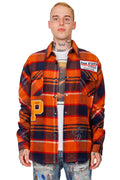 WATCHET Men's premium heavy flannel jacket type shirt