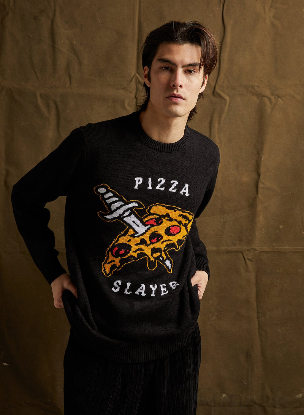 Pizza Slayer Sweater