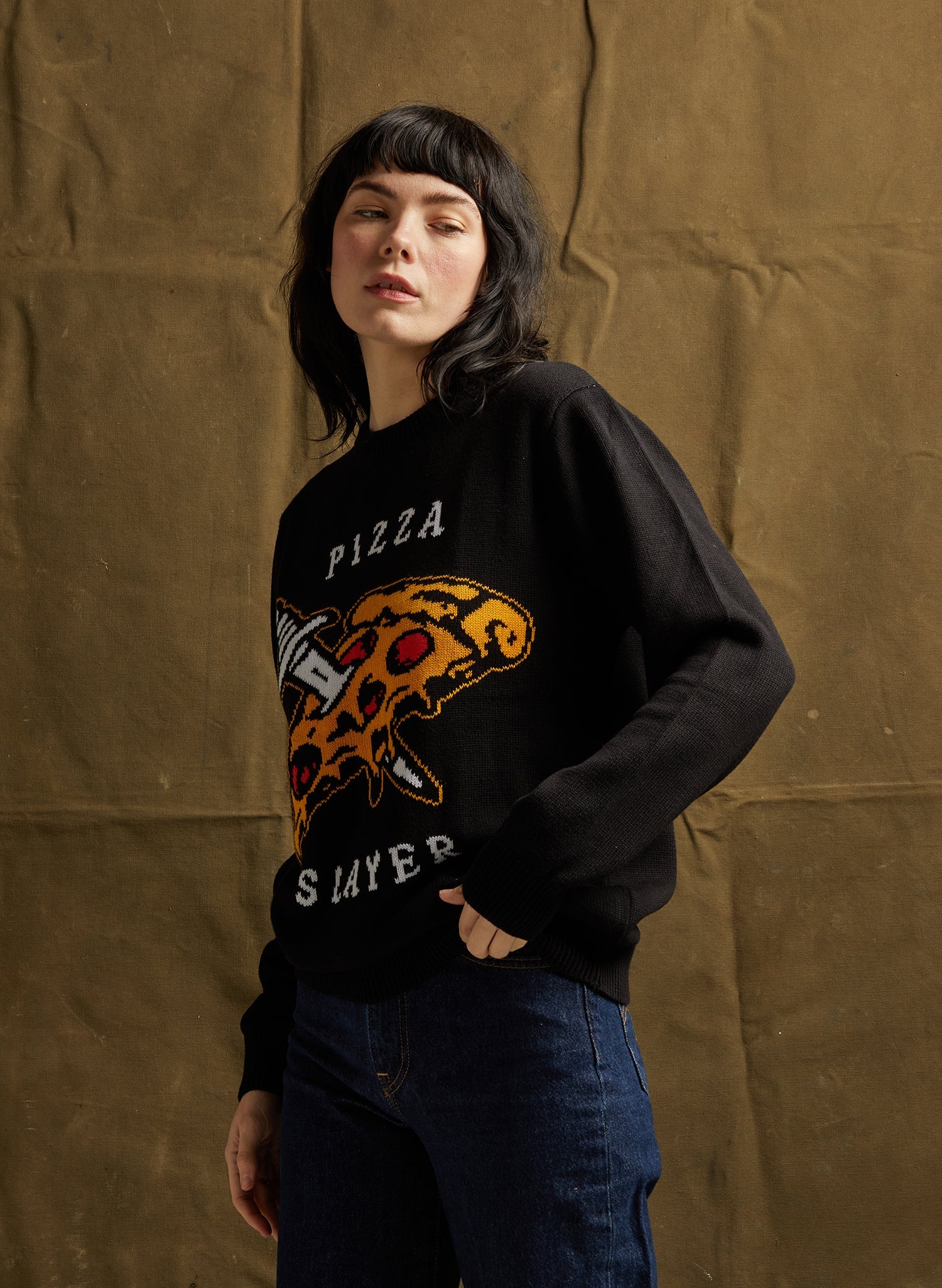 Pizza Slayer Sweater