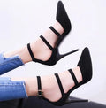 Pointed Toe Strappy High Heels